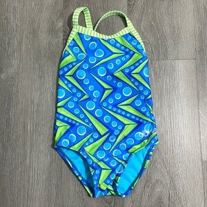 Dolfin One Piece Toddler Girl Swimsuit- Size 3T